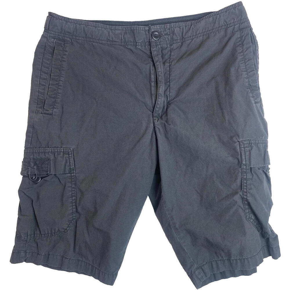 Vintage Nike Shorts Mens 32 The Athletic Dept Y2K Cargo Gray‎ Outdoor Hiking